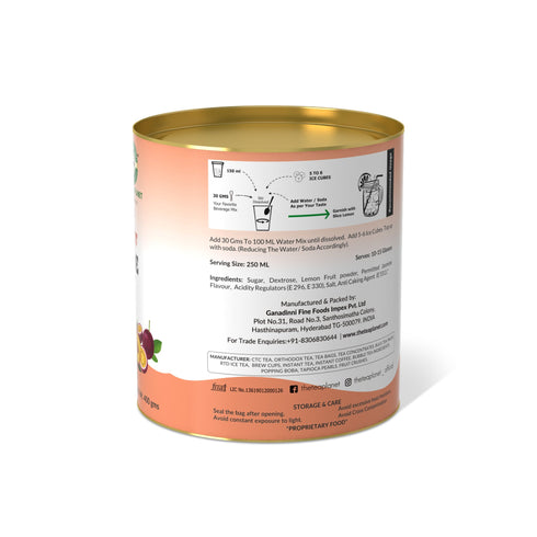 The Tea Planet Peach & Passion Fruit Lemonade Premix